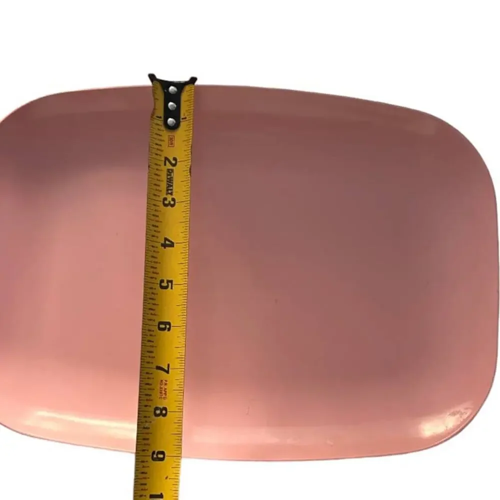 EUC Vintage MCM Pink Melamine Serving Platter